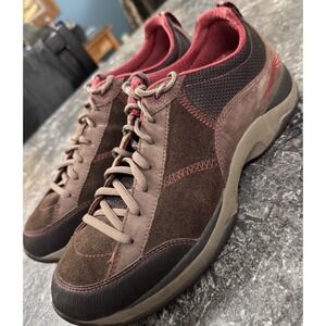 Dansko Womens Sabrina Comfort Walking‎ Shoes Slip Resistant Brown Suede Sz 10